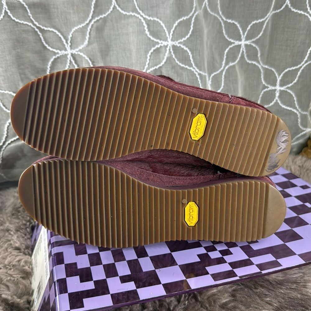 (A) RARE Reebok Amber Rose Muva Fuka Burgundy Gum Top Sneakers, Women's Size 9 - Picture 9 of 14